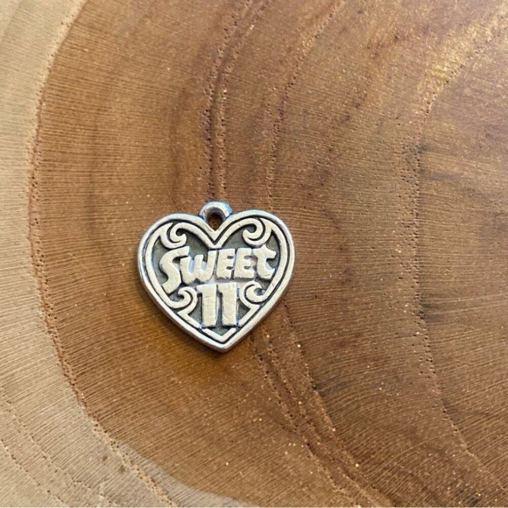 RETIRED James Avery Sweet 11 Charm, Sterling Silver